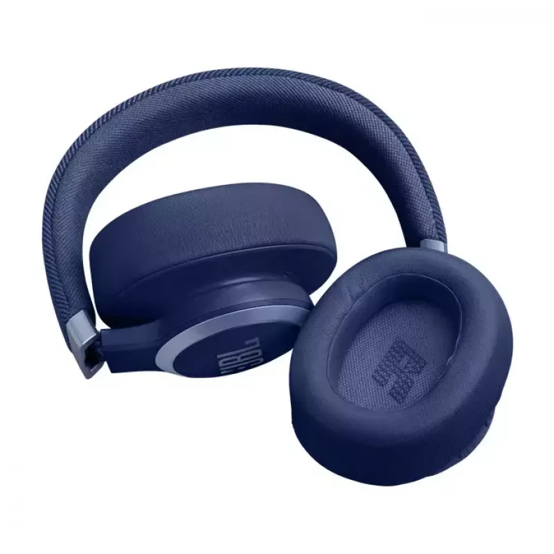 JBL Live 770NC belaidės ausinės ant galvos, skambučiams ir muzikai, Bluetooth, mėlyna