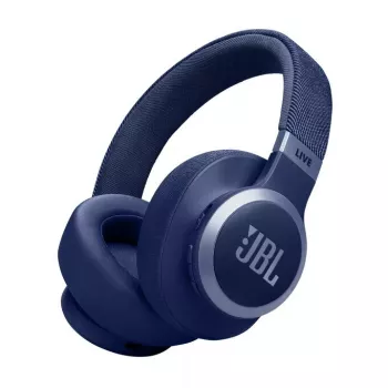 JBL Live 770NC belaidės ausinės ant galvos, skambučiams ir muzikai, Bluetooth, mėlyna