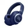 JBL Live 770NC belaidės ausinės ant galvos, skambučiams ir muzikai, Bluetooth, mėlyna