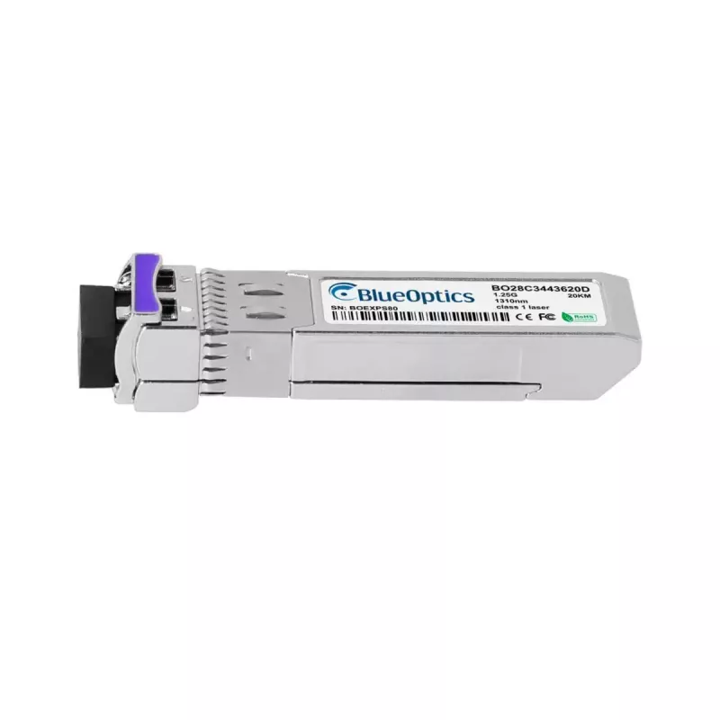 Tinklo siųstuvas-imtuvas BlueOptics 1442020G1-BO cSFP šviesolaidinis 125 Mbit/s aliuminis