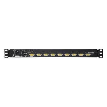 ATEN 8 prievadų 17 colių LCD KVM jungiklis per IP (USB - PS/2 VGA) su USB išoriniu prievadu