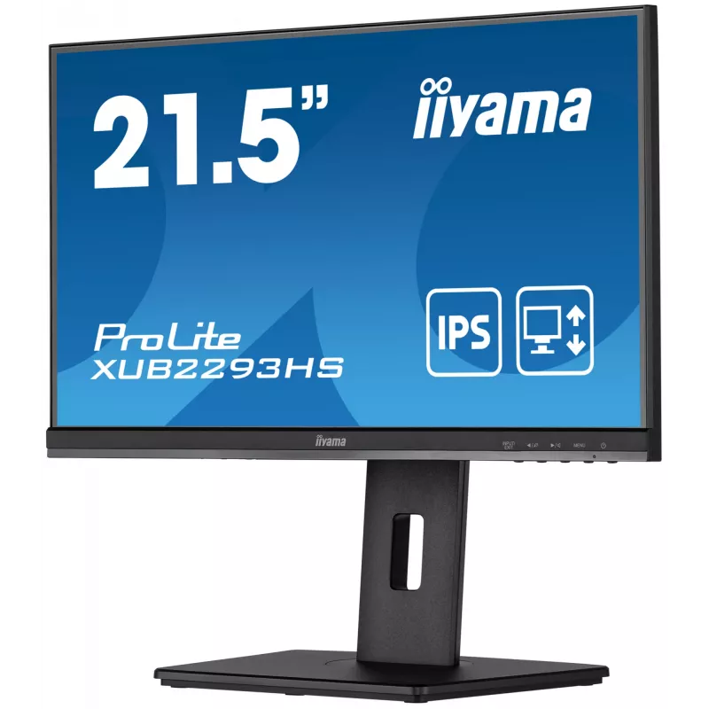Monitorius iiyama ProLite XUB2293HS-B3 54,6 cm (21,5 colio) Full HD LED juodas