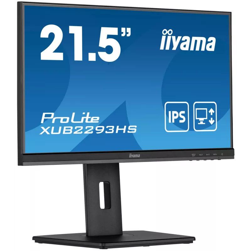 Monitorius iiyama ProLite XUB2293HS-B3 54,6 cm (21,5 colio) Full HD LED juodas
