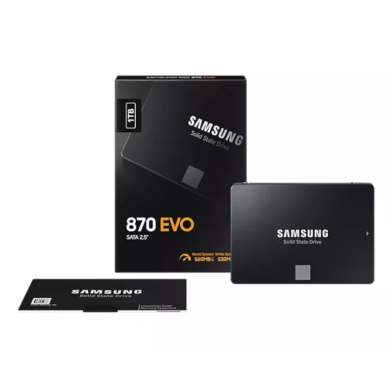 Samsung 870 EVO 1 TB 2.5 colių SATA III V-NAND MLC SSD