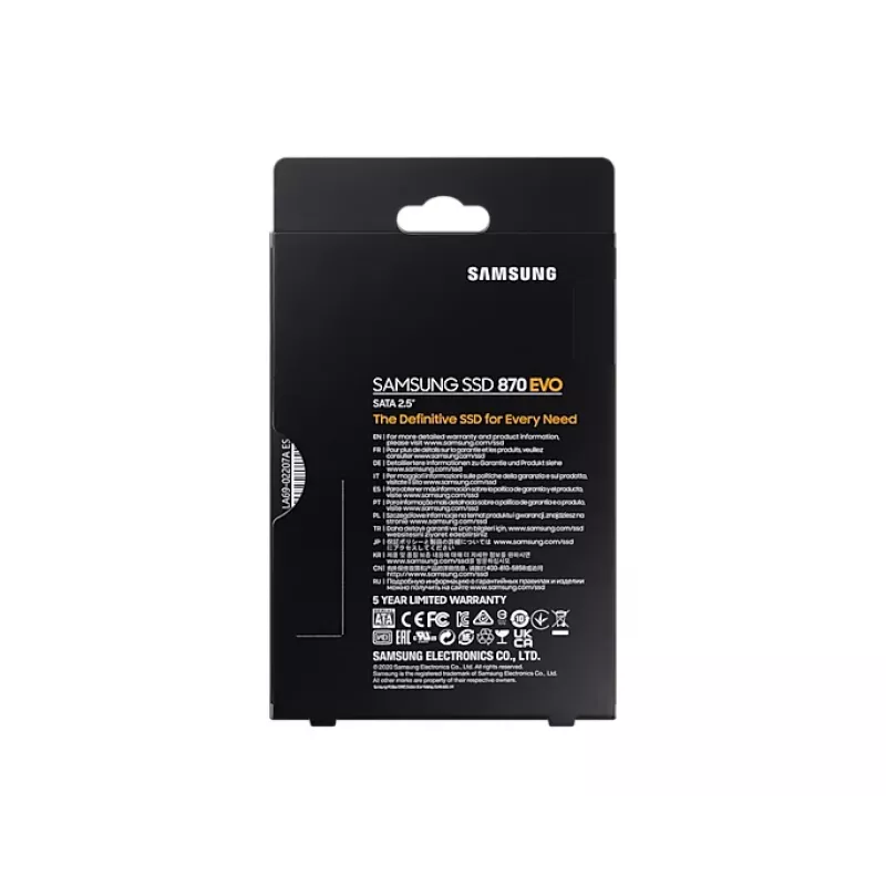 Samsung 870 EVO 1 TB 2.5 colių SATA III V-NAND MLC SSD