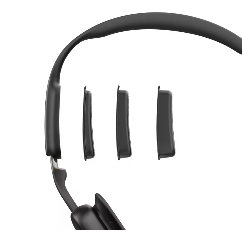SHOKZ OpenMeet UC belaidės kaulinio laidumo ausinės su USB-C adapteriu vaizdo konferencijoms