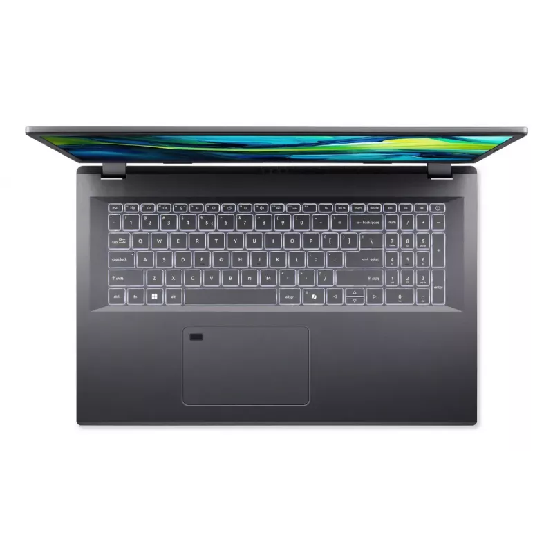 Nešiojamas kompiuteris Acer Aspire 17 A17-51M-54EU, 17,3 colio Full HD, Intel Core 5 120U, 16GB RAM, 1TB SSD, Windows 11 Home, pilka spalva