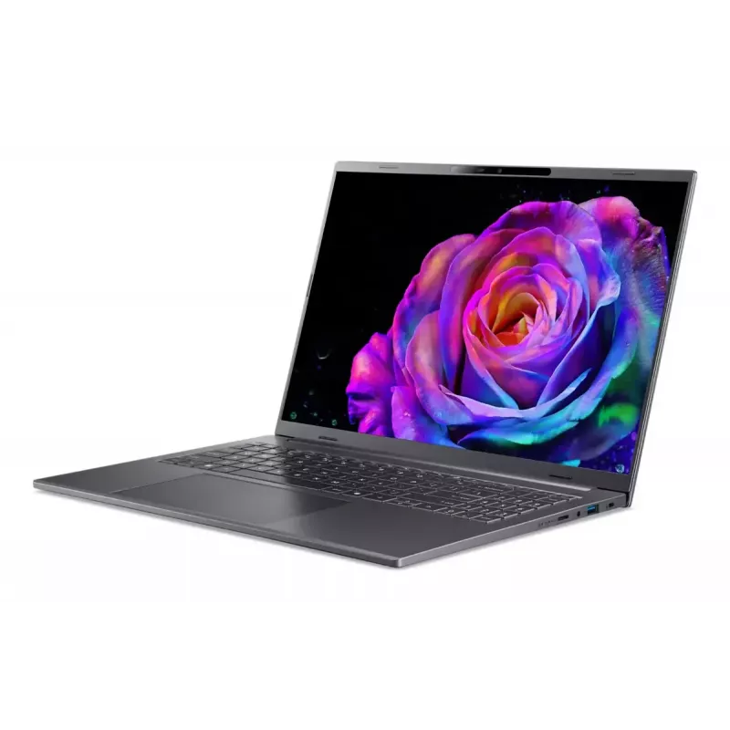 Nešiojamas kompiuteris Acer Aspire 16 AI A16-52M-55DS, Intel Core Ultra 5 226V, 16GB LPDDR5x, 512GB SSD, 16 colių WUXGA ekranas, Windows 11 Home, pilka