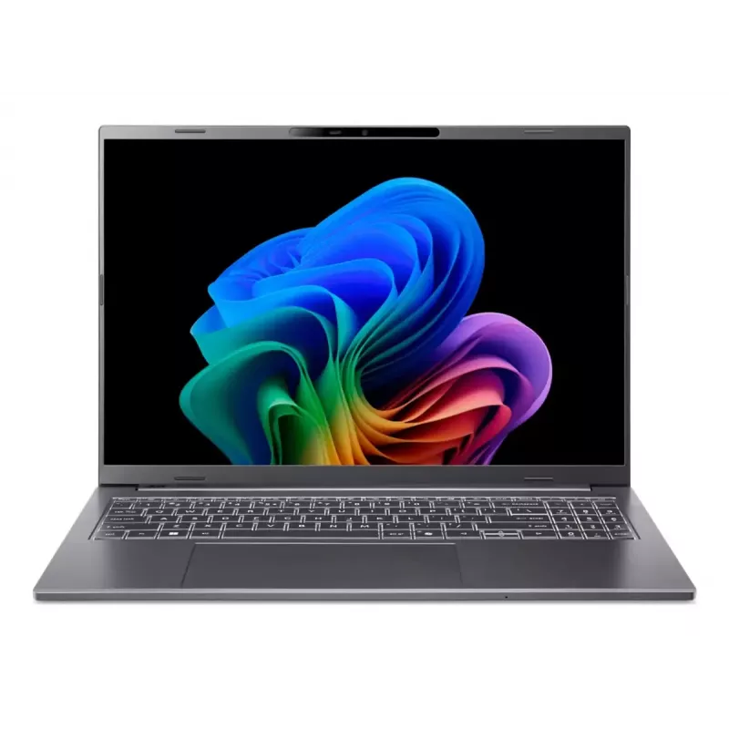 Nešiojamas kompiuteris Acer Aspire 16 AI A16-52M-55DS, Intel Core Ultra 5 226V, 16GB LPDDR5x, 512GB SSD, 16 colių WUXGA ekranas, Windows 11 Home, pilka