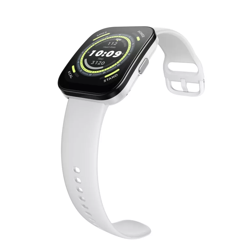Amazfit Bip 5 4,85 cm (1,91 colio) TFT 45,9 mm Skaitmeninis 320 x 380 pikselių Liečiamas ekranas Baltas GPS