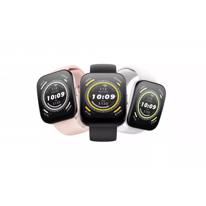 Amazfit Bip 5 4,85 cm (1,91 colio) TFT 45,9 mm Skaitmeninis 320 x 380 pikselių Liečiamas ekranas Baltas GPS