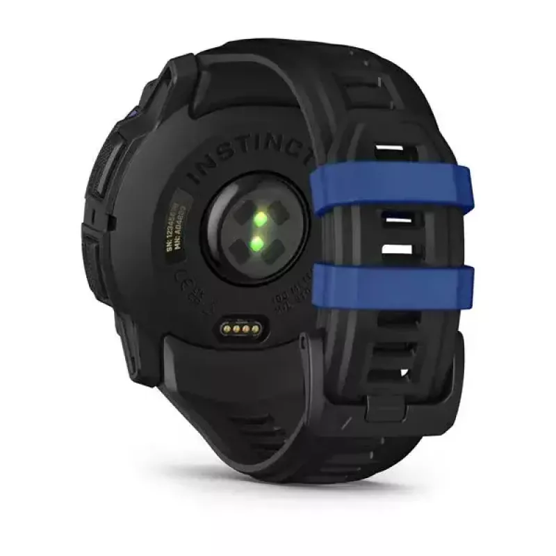Išmanusis laikrodis GARMIN Instinct 3 45 mm, 1,3 colio AMOLED, 416×416, GPS, aliuminio/GFRP korpusas, silikoninis dirželis
