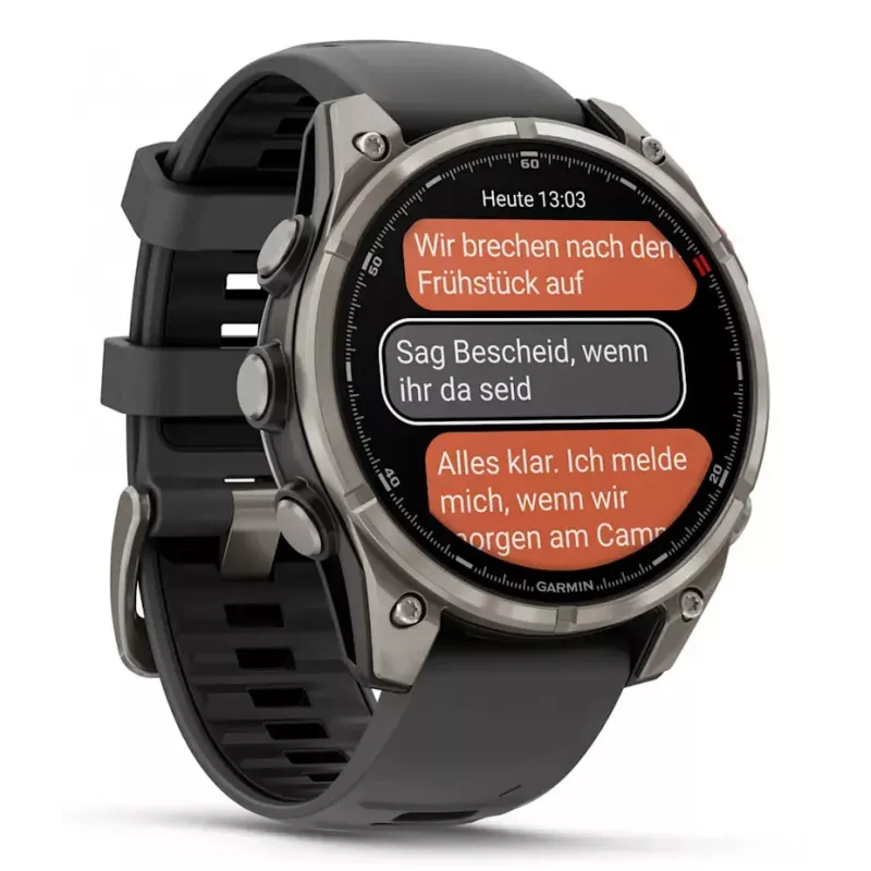 Išmanusis laikrodis Garmin fēnix 8 Pro AMOLED 1,4 colio 454x454 GPS Wi-Fi