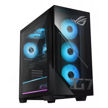 ASUS ROG G700 GM700TZ-R8700F092W AMD Ryzen™ 7 8700F 32 GB DDR5-SDRAM 2 TB SSD NVIDIA GeForce RTX 5070 Ti Windows 11 Home bokštinis kompiuteris juodas