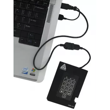 SSD diskas Apricorn 256GB USB 3.2 Gen 1 juodas A25-3PL256-S256F