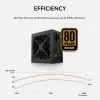 Maitinimo blokas Cougar ATLAS 650W ATX3.1 80 PLUS Bronze, 24-pin ATX, 120 mm ventiliatorius, juodas