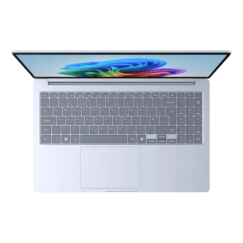 Samsung Galaxy Book4 Edge NP750XQB-KA2DE nešiojamas kompiuteris Copilot+ PC Snapdragon X1-26-100 39,6 cm (15,6 colio) Full HD 16 GB LPDDR5x-SDRAM 512 GB eUFS Wi-Fi 7 (802.11be) Windows 11 Home mėlynas