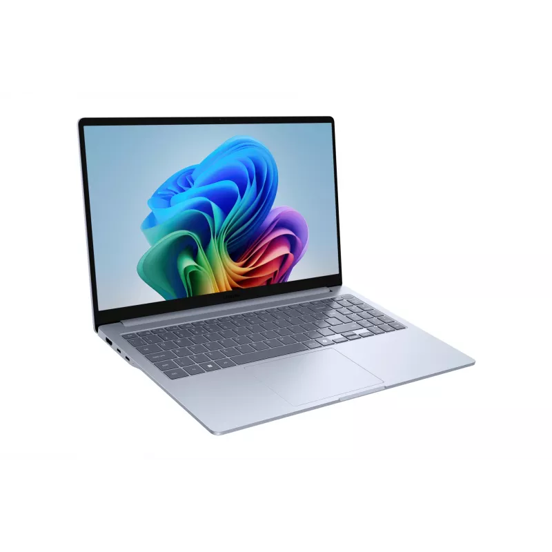 Samsung Galaxy Book4 Edge NP750XQB-KA2DE nešiojamas kompiuteris Copilot+ PC Snapdragon X1-26-100 39,6 cm (15,6 colio) Full HD 16 GB LPDDR5x-SDRAM 512 GB eUFS Wi-Fi 7 (802.11be) Windows 11 Home mėlynas