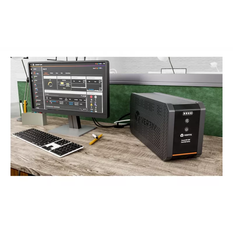 Vertiv PowerUPS 200 Essential PSA6E-1000IT-IEC nepertraukiamo maitinimo šaltinis, 1000VA/525W, linijinis interaktyvus