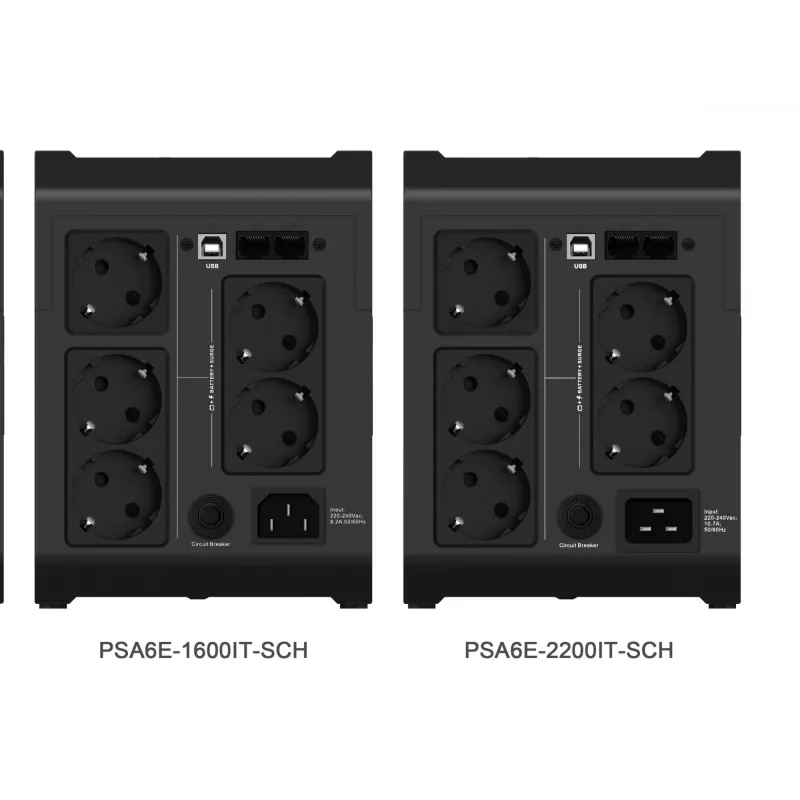 Vertiv PowerUPS 200 Essential PSA6E-1600IT-SCH 1600VA/925W nepertraukiamo maitinimo šaltinis