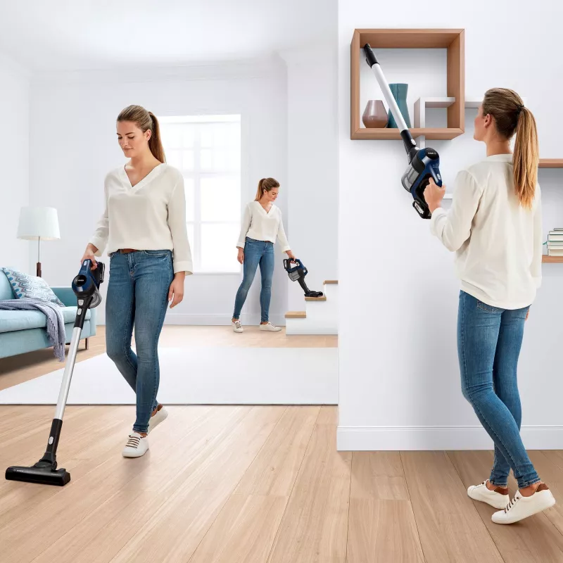 Bosch Serie 6 BBS611PCK belaidis 2 viename šluotinis siurblys, mėlynas, 2,5 Ah