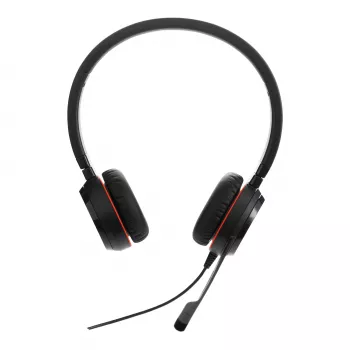 Jabra Evolve 20SE MS Stereo USB-C, laidinės ausinės, biurui/skambučių centrui, 150–7000 Hz, 132 g, juodos