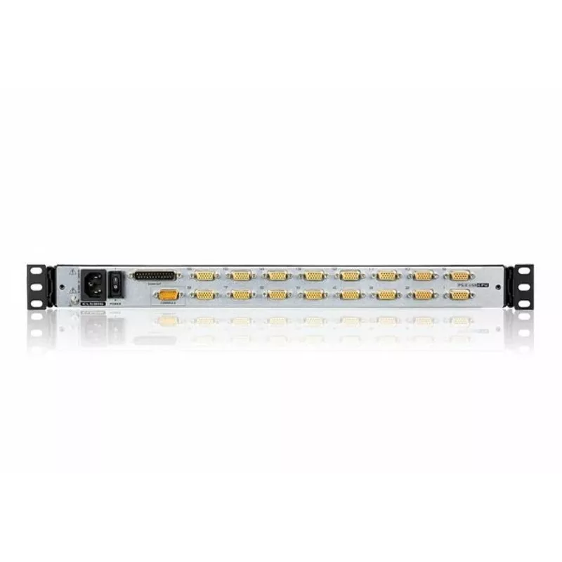 ATEN CL5816N KVM jungiklis, montuojamas į stelažą, juodas