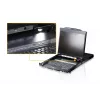 ATEN CL5816N KVM jungiklis, montuojamas į stelažą, juodas