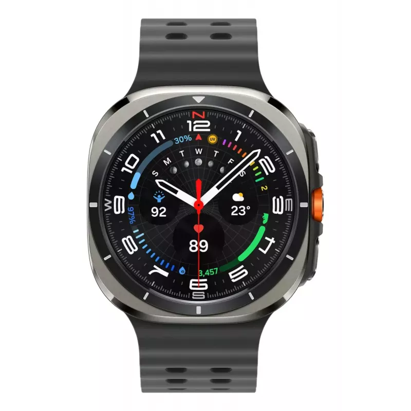 Samsung Galaxy Watch Ultra 3,81 cm (1,5 colio) AMOLED 47 mm Skaitmeninis 480 x 480 pikselių Liečiamas ekranas 4G Sidabrinis Wi-Fi GPS (palydovas)