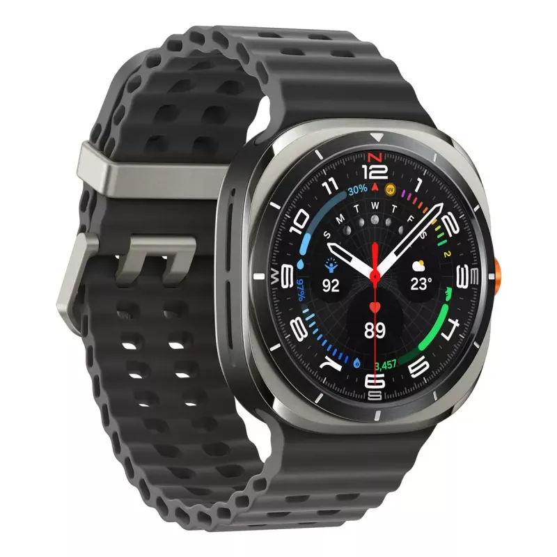 Samsung Galaxy Watch Ultra 3,81 cm (1,5 colio) AMOLED 47 mm Skaitmeninis 480 x 480 pikselių Liečiamas ekranas 4G Sidabrinis Wi-Fi GPS (palydovas)