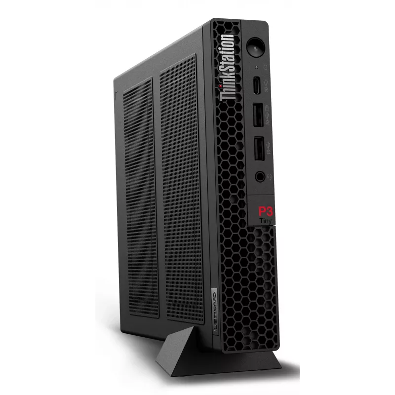 Lenovo ThinkStation P3 Tiny Intel Core i5-14600 32 GB DDR5 1 TB SSD NVIDIA RTX A400 Windows 11 Pro Mini PC darbo stotis juoda