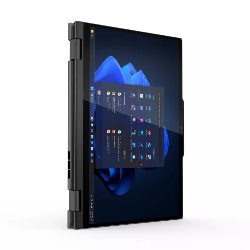 Lenovo ThinkPad T14s 2-in-1 Gen 1 konvertuojamas nešiojamasis kompiuteris, Intel Core Ultra 7 255U, 14 colių WUXGA jutiklinis ekranas, 32 GB RAM, 1 TB SSD, Windows 11 Pro, juodas