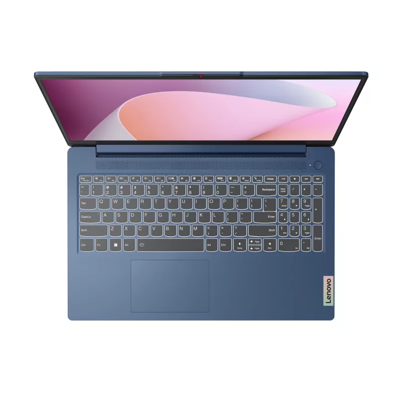Nešiojamas kompiuteris Lenovo IdeaPad Slim 3 15AMN8 AMD Ryzen™ 5 7520U 39,6 cm (15,6 colio) Full HD 16 GB LPDDR5-SDRAM 512 GB SSD Wi-Fi 6 (802.11ax) Windows 11 Home German Blue