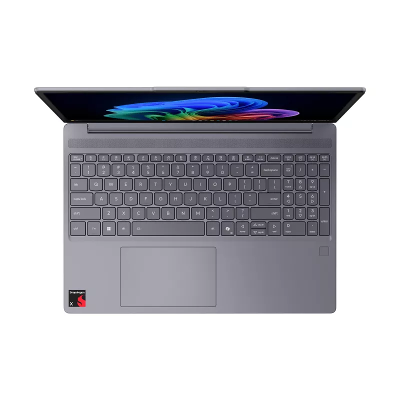 Nešiojamas kompiuteris Lenovo IdeaPad Slim 3 15Q8X10 Copilot+ PC Snapdragon X1-26-100 38,9 cm (15,3 colių) WUXGA 16 GB LPDDR5x-SDRAM 1 TB SSD Wi-Fi 7 Windows 11 Home Pilka