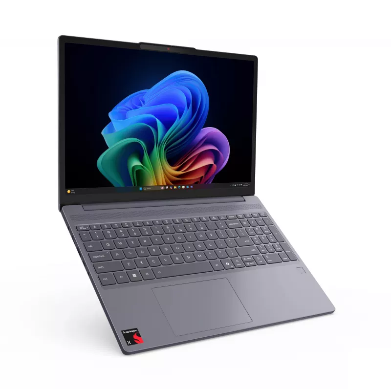 Nešiojamas kompiuteris Lenovo IdeaPad Slim 3 15Q8X10 Copilot+ PC Snapdragon X1-26-100 38,9 cm (15,3 colių) WUXGA 16 GB LPDDR5x-SDRAM 1 TB SSD Wi-Fi 7 Windows 11 Home Pilka