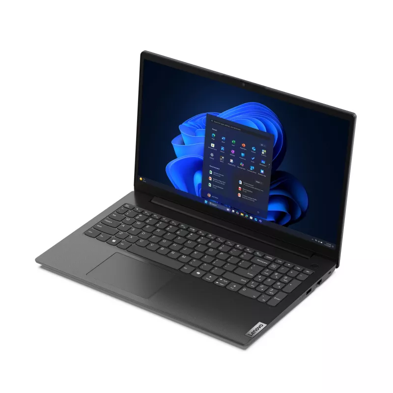 Nešiojamas kompiuteris Lenovo V15 G6 ARP AMD Ryzen™ 5 150 39,6 cm (15,6 colio) Full HD 8 GB DDR5-SDRAM 256 GB SSD Wi-Fi 6 (802.11ax) Windows 11 Pro juodos spalvos