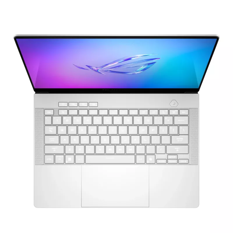 Nešiojamas kompiuteris ASUS ROG Zephyrus G14 GA403WR-QS086W — AMD Ryzen AI 9 HX 370, 14 colių WQXGA+ 2880×1800, 32 GB LPDDR5x, 2 TB SSD, RTX 5070 Ti, Windows 11 Home, Baltas