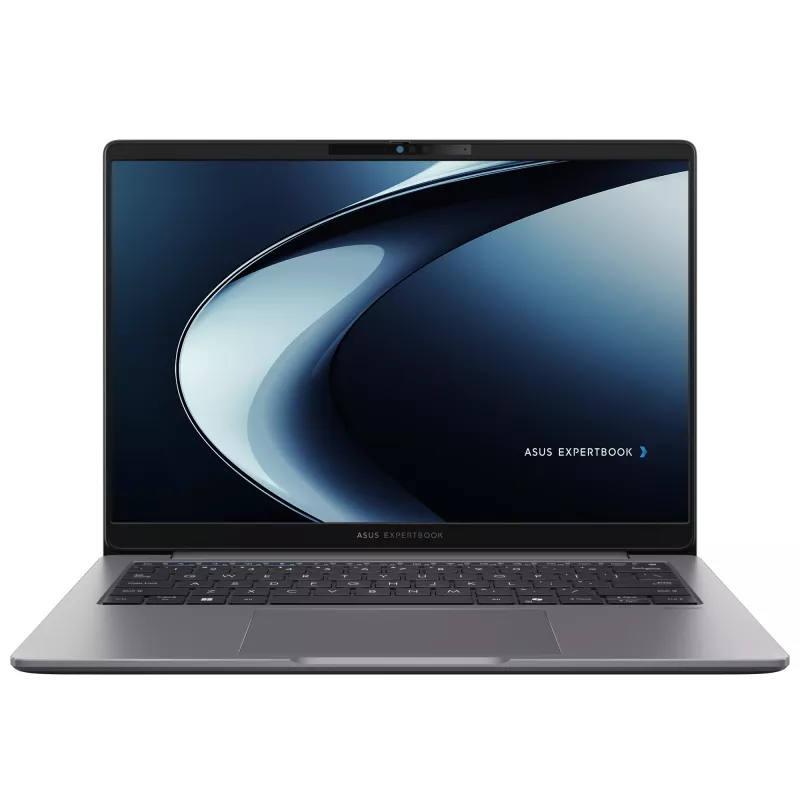 Nešiojamas kompiuteris ASUS ExpertBook P3 PM3406CKA Copilot+ PC – AMD Ryzen AI 5 330, 14 colių WUXGA, 16 GB DDR5, 1 TB SSD, Windows 11 Pro, Pilka