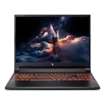 Nešiojamas kompiuteris Acer Nitro V 16 AI ANV16-42-R860 — 16 colių WUXGA, AMD Ryzen 5 240 4,3 GHz, 16 GB DDR5, 1 TB SSD, NVIDIA GeForce RTX 5050, Windows 11 Home, juodas