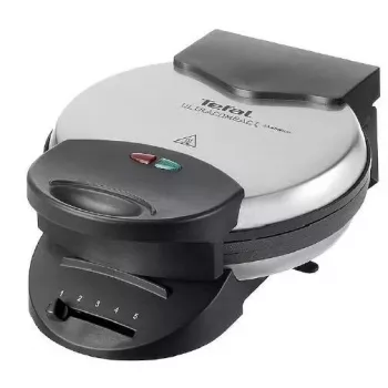 Vaflinė Tefal WM310D 5 vaflių 1000 W Juoda Nerūdijantis plienas