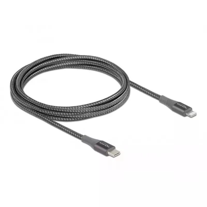 Duomenų ir įkrovimo laidas DeLOCK USB Type-C į Lightning 86632