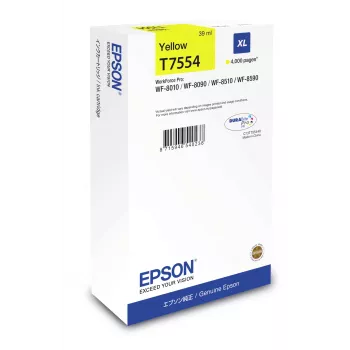 Epson kasetė su rašalu XL geltona, didelės talpos (XL), pigmentinis rašalas, 1 vnt.