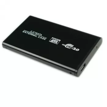 CoreParts K2501A-U3S išorinis kietojo disko korpusas Juodas 2.5 colio maitinamas per USB