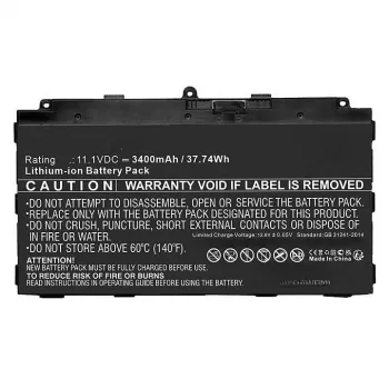 Nešiojamojo kompiuterio baterija RAYOVAC MBXFU-BA0046 14,4 V 50,00 Wh 3470 mAh