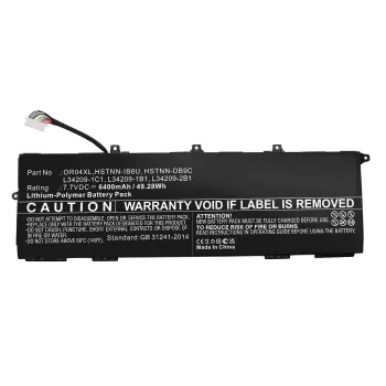 Nešiojamojo kompiuterio baterija CoreParts MBXHP-BA0301 – 6700 mAh, 7,7 V, 89,7×5,5×283,6 mm
