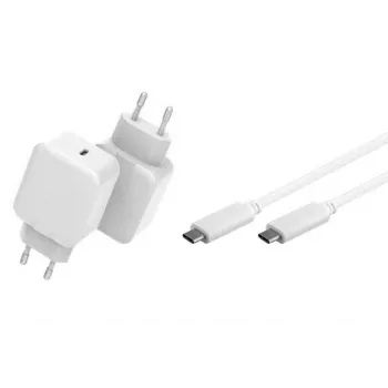CoreParts MBXUSB-AC0013 universalus mobiliojo įrenginio kroviklis, baltas, greitasis krovimas, vidaus naudojimui