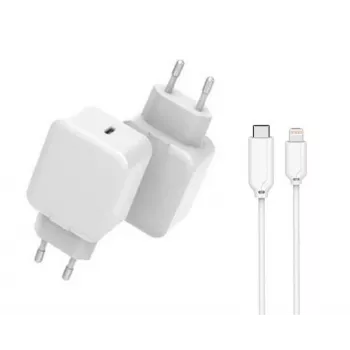 CoreParts MBXUSB-AC0015 universalus mobiliojo įrenginio įkroviklis, baltas, AC, greitasis įkrovimas, vidaus naudojimui