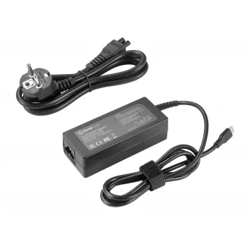 CoreParts MBXUSBC-AC0009 maitinimo adapteris / keitiklis vidaus patalpoms 65 W juodas