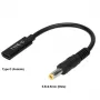 CoreParts MBXUSBC-CO0005 keitiklis USB C į 5.5*2.5mm, juodas