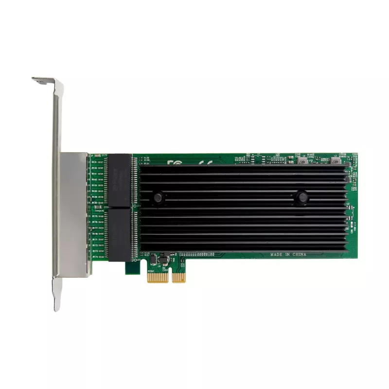 Tinklo plokštė PCIe x1 MicroConnect MC-PCIEX1-82575-Q su Intel 82575 valdikliu